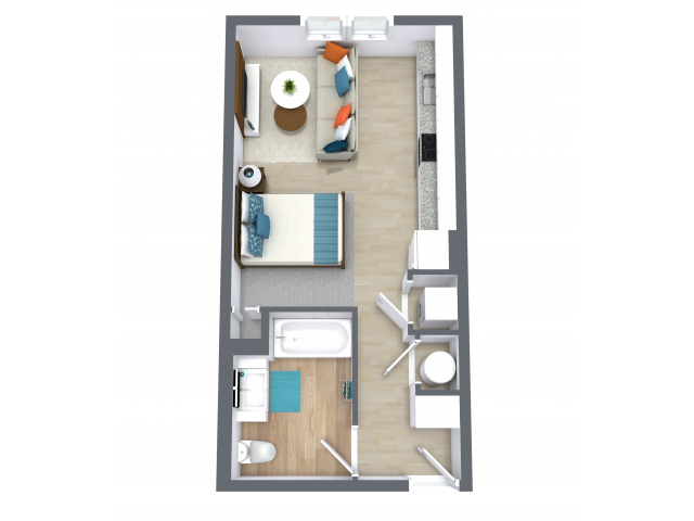 Studio (S1) SMART* (Installments Starting At:)