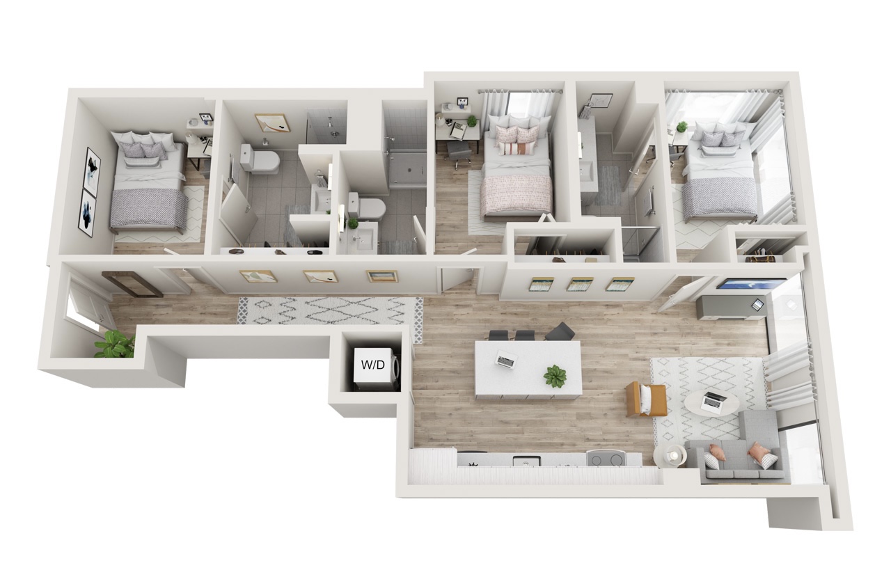 3 Bed, 3 Bath