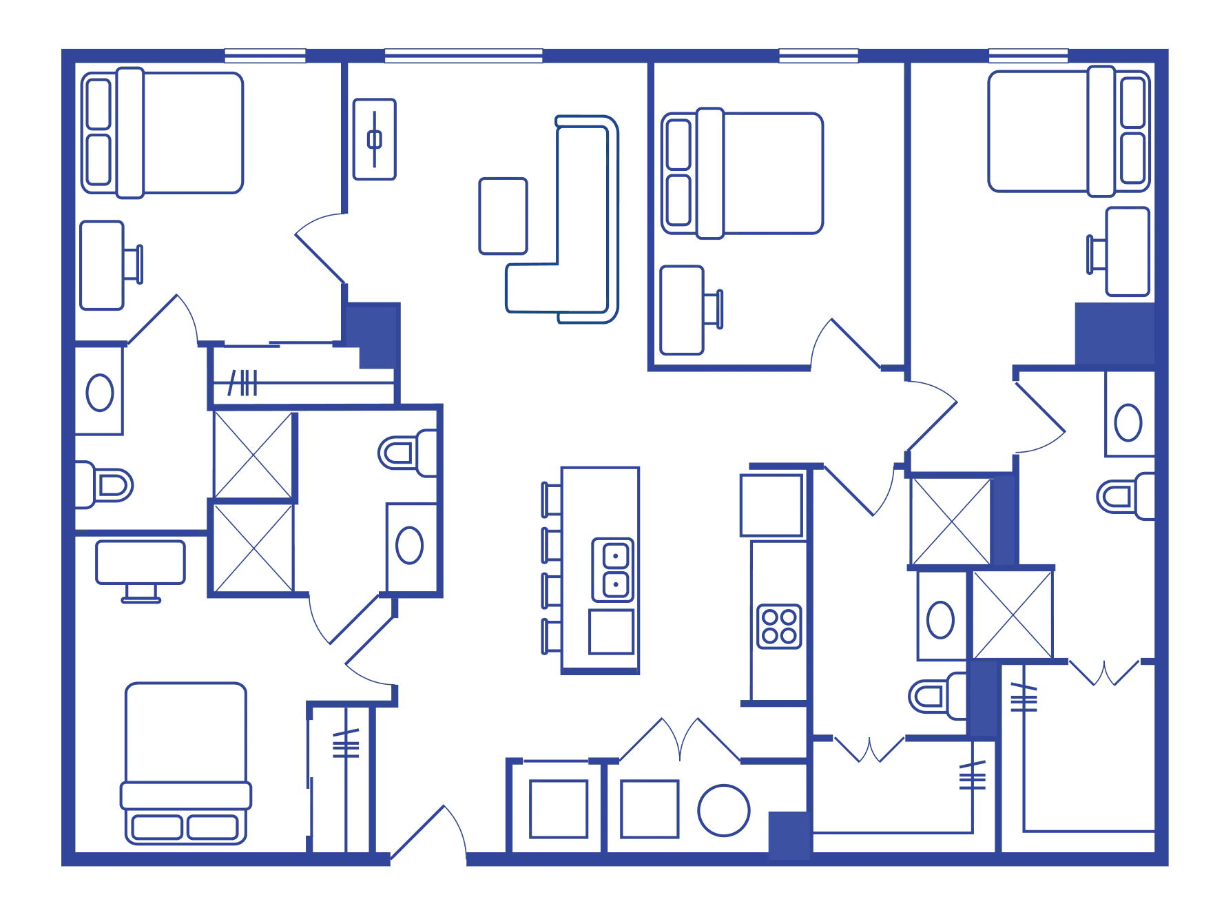 4 Bedroom, 4 Bath* (S.M.A.R.T. Space)