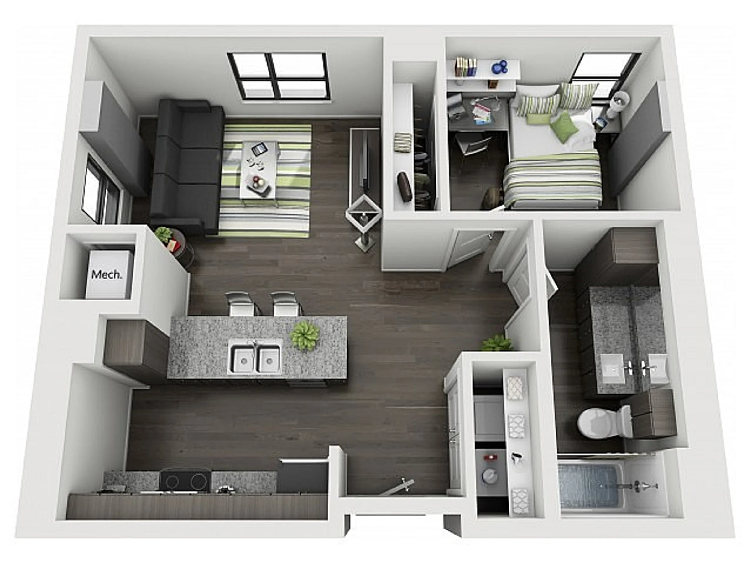 1BR/1BA - Antone's A