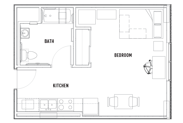 Deluxe Studio Apartment Alt - SMART [Per Installment/Person]
