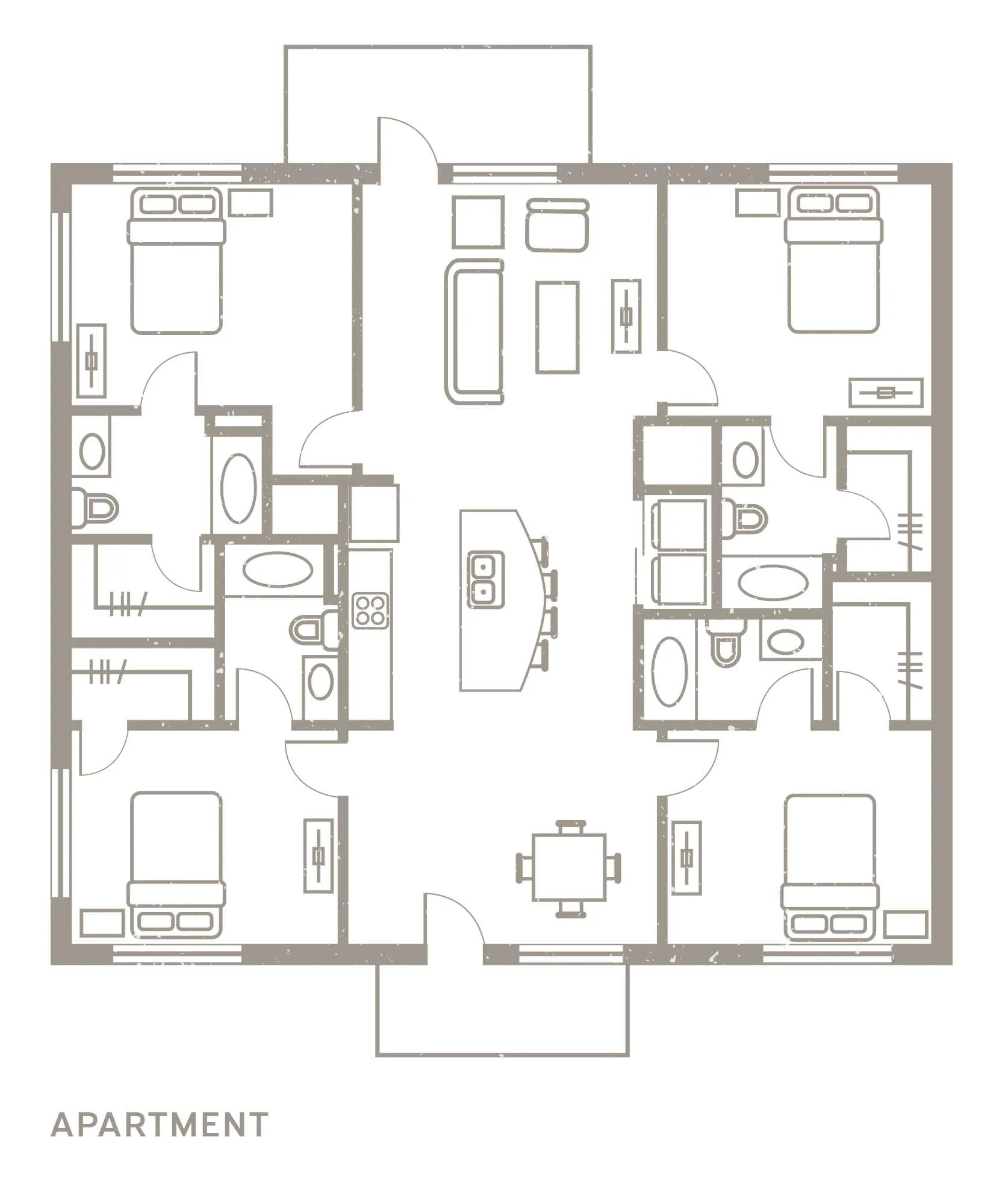 4 BEDROOM 4 BATH* (Townhome)