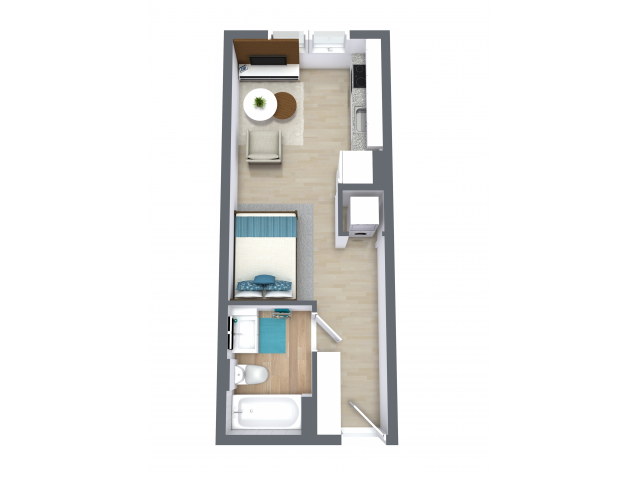 Studio (S2) SMART* (Installments Starting At:)