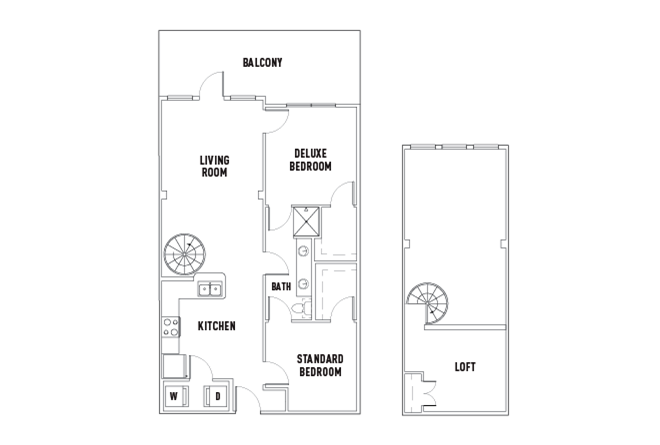 25th E: 2 Bed - 1 Bath A Premium w/Loft [Per Installment/Person]