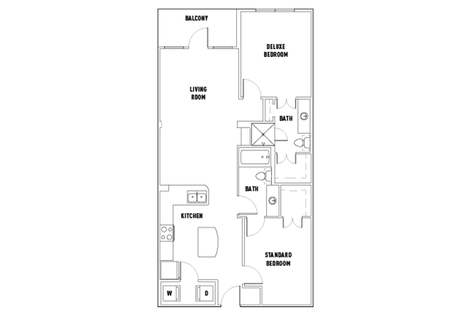 25th E: 2 Bed - 2 Bath B Premium Private Bedroom [Per Installment/Person]