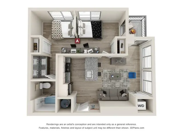 Arden Double -1x1 Double (Double Occupancy Shared Bedroom)