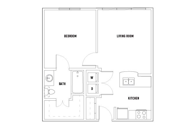 28th: 1 Bed - 1 Bath B SMART [Per Installment/Person]
