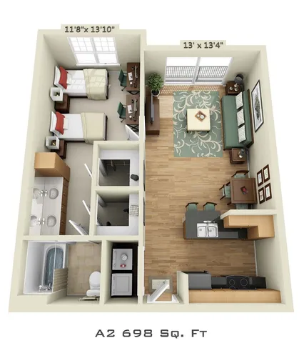 A2-H (Shared Bedroom) [Per Installment/Person]