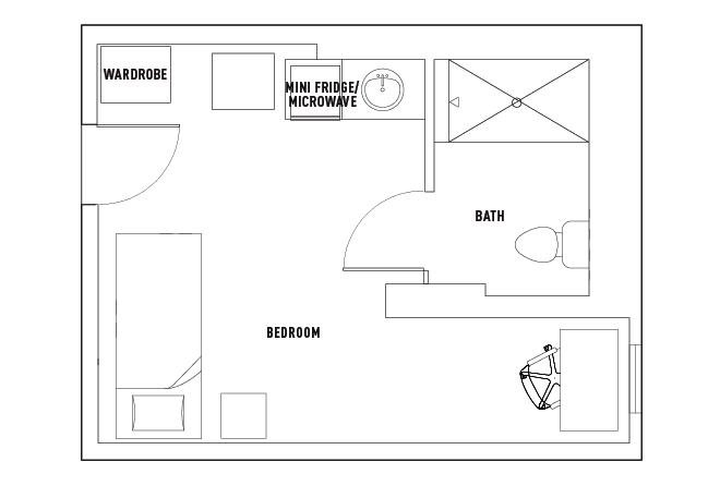 1 Bed - 1 Bath [Per Installment/Person]