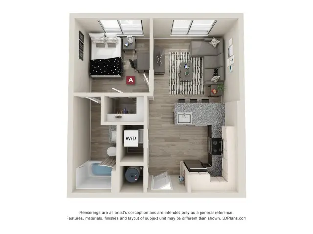 Avondale-1x1 (Private Bedroom)