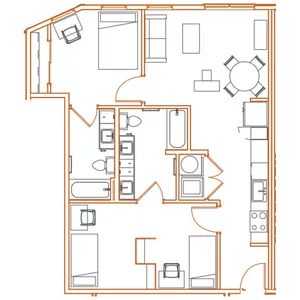 B2 (Shared Bedroom) [Per Installment/Person]