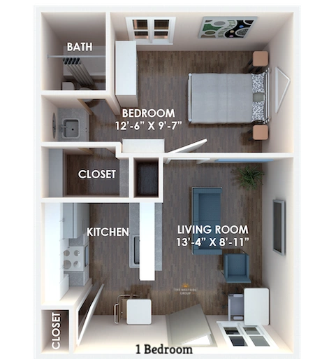 Full Apartment Unit (1BR/1BA)
